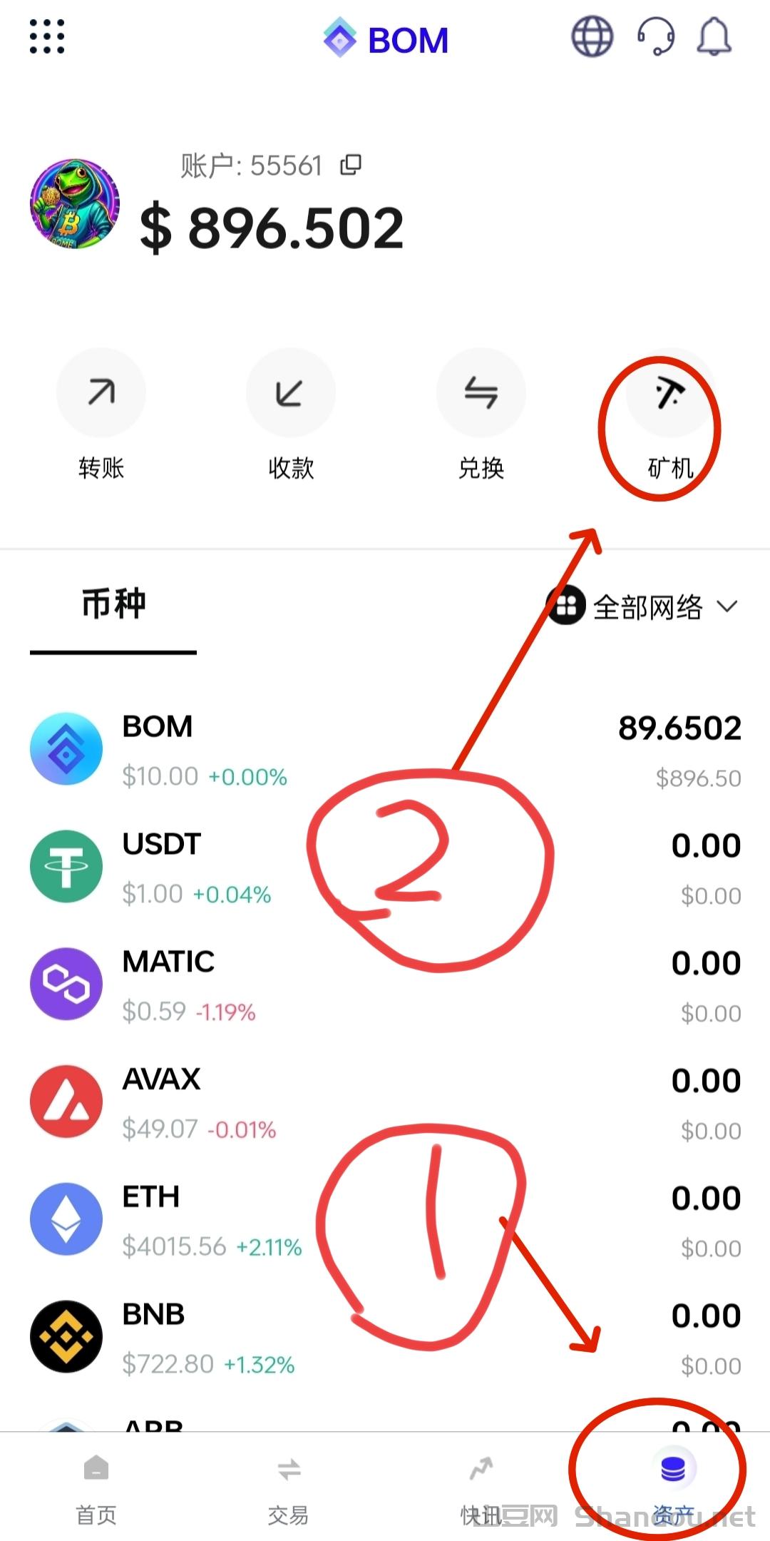 BOM代币：零撸矿池，随时变现U，未来价值200美金